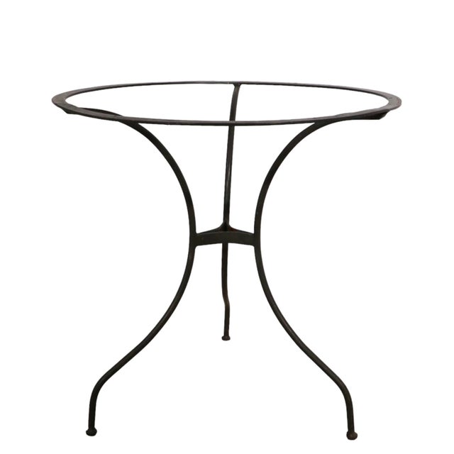Wrought Iron Cafe Dining Patio Garden Table Base Chairish