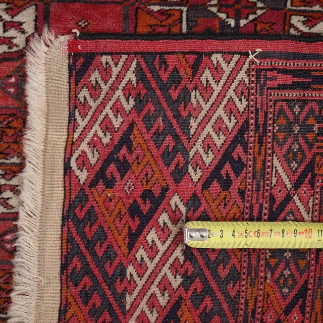 Textile Tappeto Bukhara Rug in Wool For Sale - Image 7 of 8
