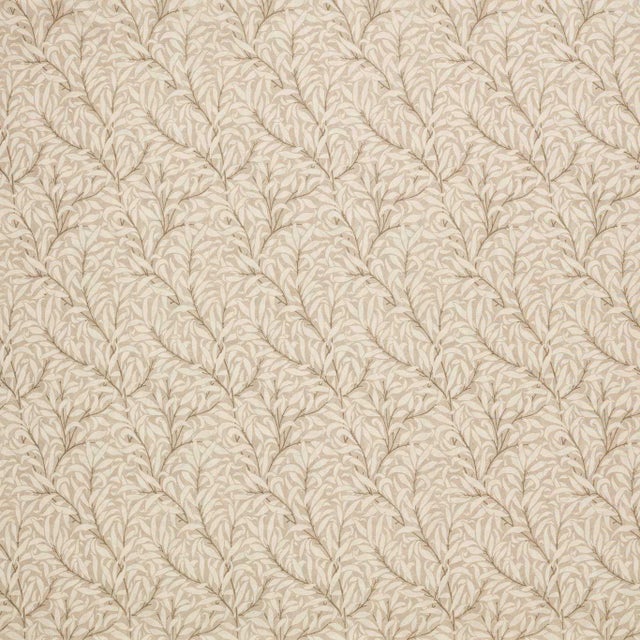 Morris & Co. Pure Willow Boughs Sheer WW Fabric in Linen For Sale