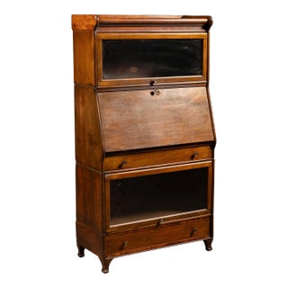 Early 20th Century Barrister-Style Secretary For Sale