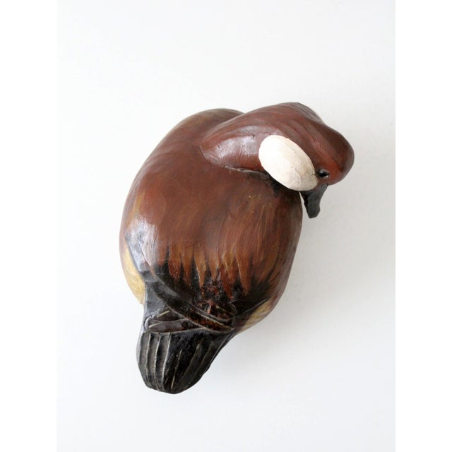 Vintage Hand Carved Canvasback Duck Decoy For Sale - Image 9 of 12