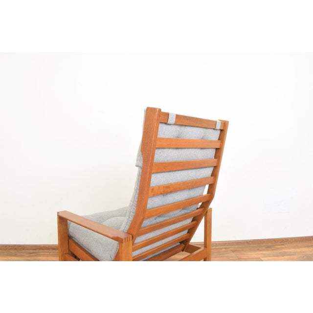 Mid-Century Danish Oak Armchair by Leif Alring for Madsen & Schubell, 1960s For Sale - Image 10 of 15