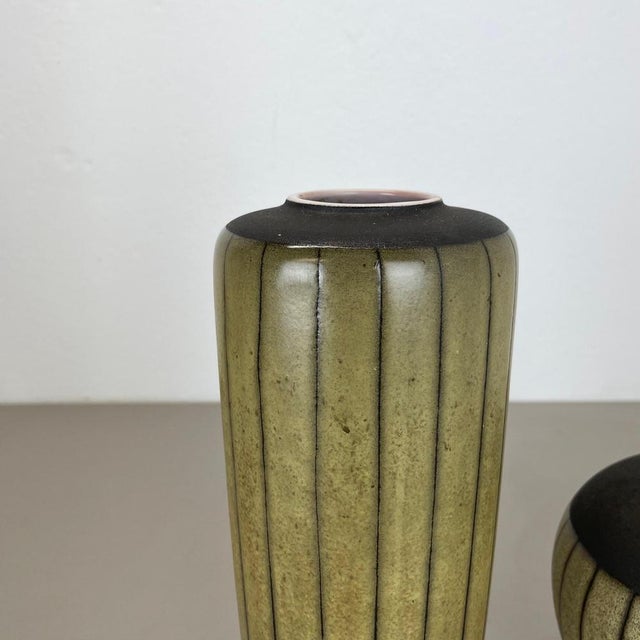 Vintage Athen Vases by Wächtersbach, Germany, 1970s, Set of 2 For Sale - Image 6 of 18
