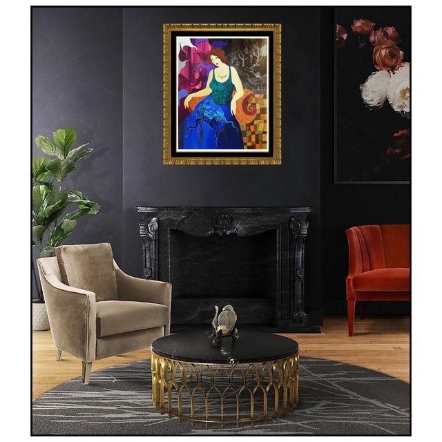Message us to inquire about custom framing options! (Included for free with every purchase) The artwork here, "Solace", is...