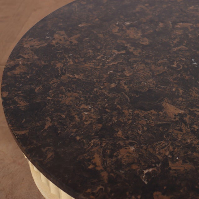 Italian Marble Top Coffee Table, 1950s For Sale - Image 6 of 7