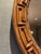 Large 1970s Wooden Greek Key Round Mirror For Sale - Image 4 of 5