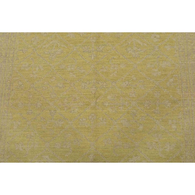 2020s Ziegler Rug 5’3” X 8’2” Green Wool Modern Hand-Knotted Oriental Carpet For Sale - Image 5 of 13