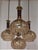 Vintage Cascade Hanging Lamp with Brass Frame, 1970s For Sale - Image 4 of 7