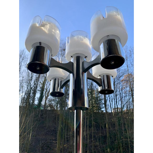 Brutalist Floor Lamp by Gaetano Sciolari for Nason Mazzega, 1960s For Sale - Image 16 of 18