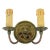 Gold Empire Style Bronze Lion Wall Lamp For Sale - Image 8 of 8