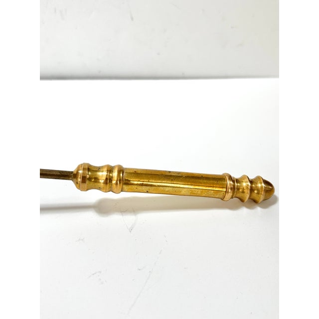 1970s Vintage Brass Candle Snuffer & Match Striker For Sale - Image 5 of 8