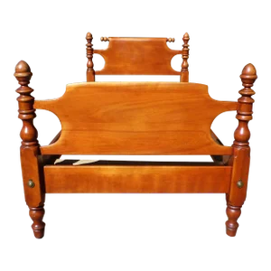 Vintage Solid Rock Maple Cushman Colonial Creations Twin Single Bed