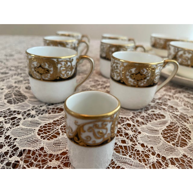 1940s Noritake Cups and Saucers Set 19 Pieces Chairish