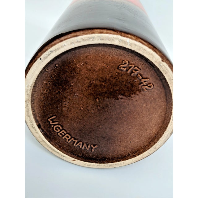 Scheurich Keramik West German Ceramic Vase For Sale - Image 9 of 11