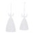Add heavenly charm to your holiday décor with this Glass Angel Ornament Set. Featuring two gracefully detailed angels in...