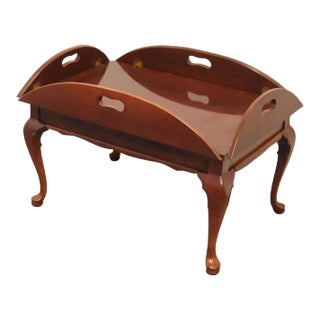 Stanley Furniture Cherry Traditional Butler's Table 90515-03 For Sale