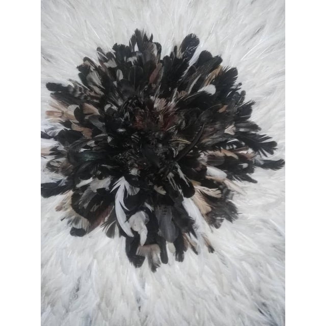 Juju Hat White and Natural of 39" - 100 Cm For Sale In Washington DC - Image 6 of 6