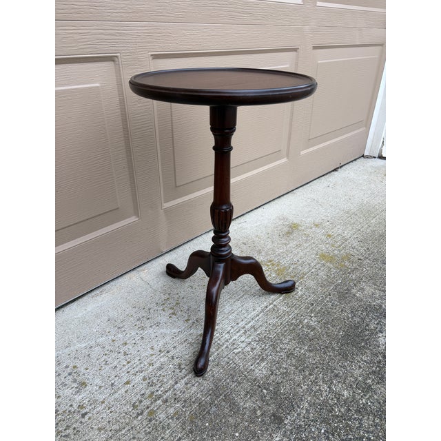Antique Georgian Mahogany Round Side Table, Early 20th Century For Sale In South Bend - Image 6 of 9