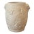 Hartstone Pottery Bacchus White Ceramic Bisque Wine Cooler / Vase With Grape Relief For Sale