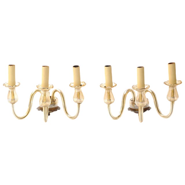 Vintage Venetian Sconces, Set of 2 For Sale