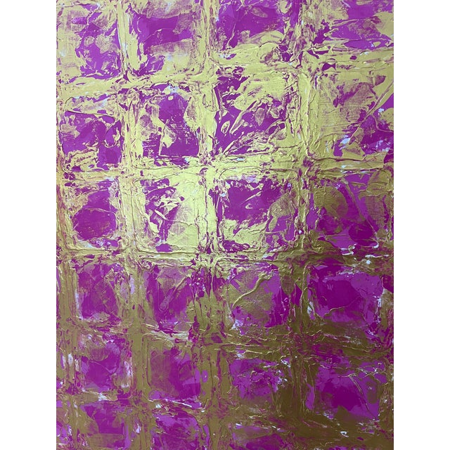 Pink Matrix - Framed - Designed by Cheryl P. Kohloff For Sale In West Palm - Image 6 of 7