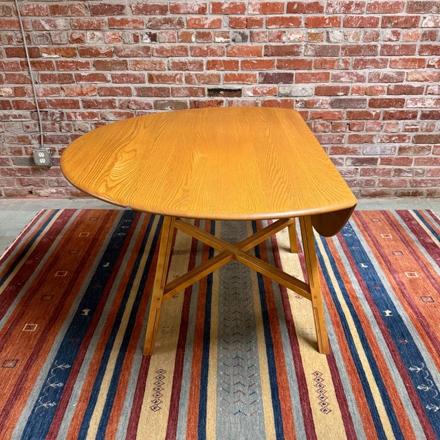 Mid 20th Century Ercol Drop Leaf Dinette Set, Elm, England, 1960s For Sale - Image 5 of 12