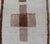 Textile Vintage Turkish Tulu Runner With Ivory Field and Layered Brown Cross Motifs For Sale - Image 7 of 12