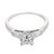 Contemporary Mid Century Gia 1.00 Carat Old Mine Cut Diamond 14k White Gold Engagement Ring, Size 7 For Sale - Image 3 of 7