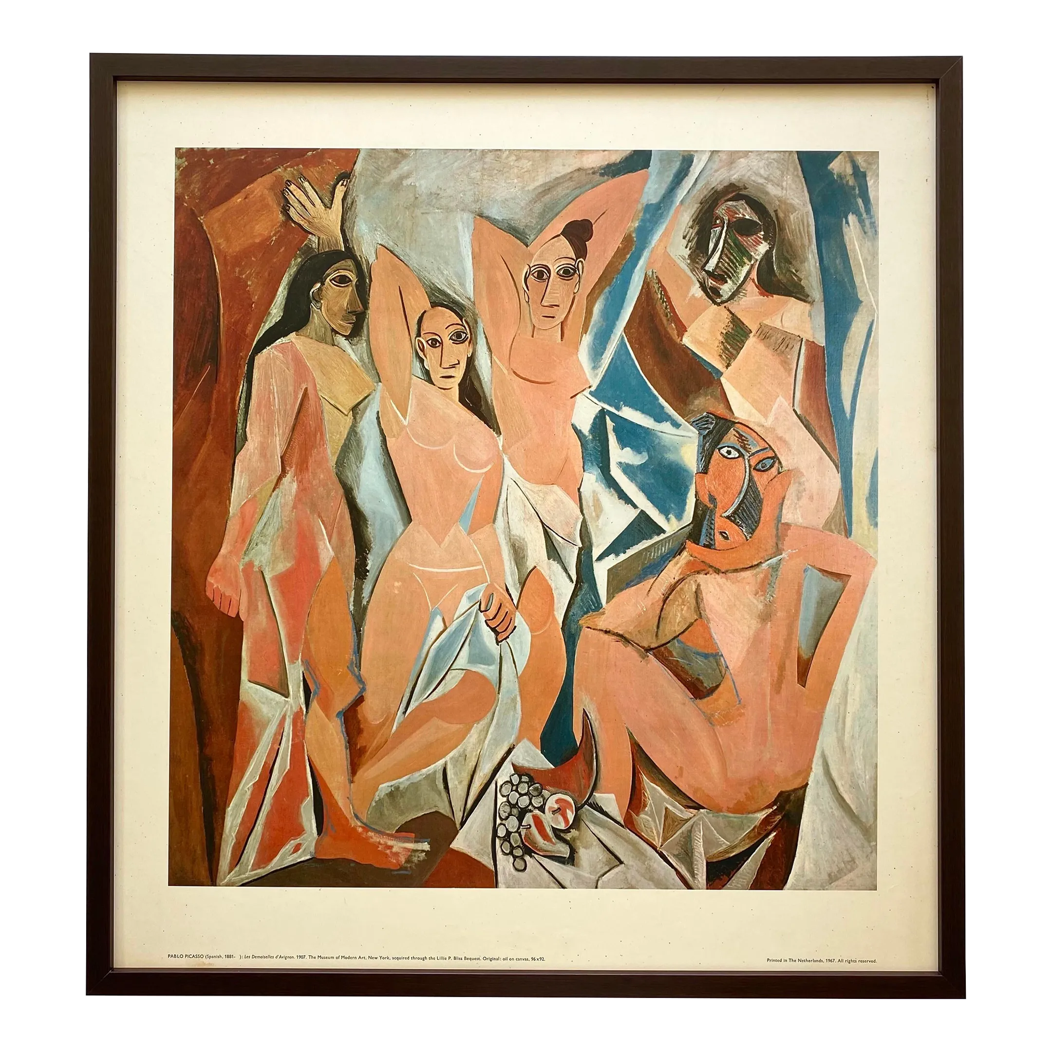 Pablo Picasso 版画LesDemoiselles d'Avignon Les Demoiselles d'Avignon (1907) by Pablo Picasso – Artchive