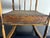 Vintage Child's Burnt Bamboo Rocking Chair With Spindle Back For Sale - Image 4 of 9