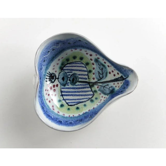 Mid-Century Modern Ceramic Bowl by Jane Wahlstedt & Nils Larsson for Janikeramik, Sweden, 1950s or 1960s For Sale - Image 3 of 12