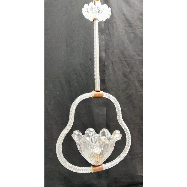 Murano Glass Chandelier from Barovier & Toso, 1940s For Sale - Image 9 of 9
