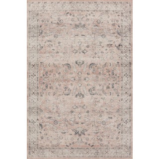 Loloi Rugs Hathaway Blush/Multi 3'-6" x 5'-6" Area Rug For Sale