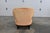 Textile Century Furniture Velvet Peach/Orange Slipper Chair For Sale - Image 7 of 11