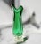 Emerald Murano Glass Vase attributed to Fratelli Tosi, 1960s For Sale - Image 10 of 18