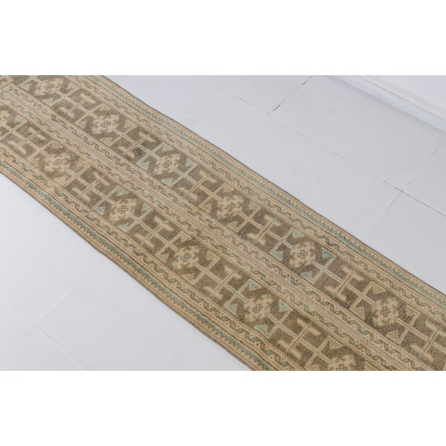 Antique Vintage Floral Runner Rug For Sale - Image 10 of 10