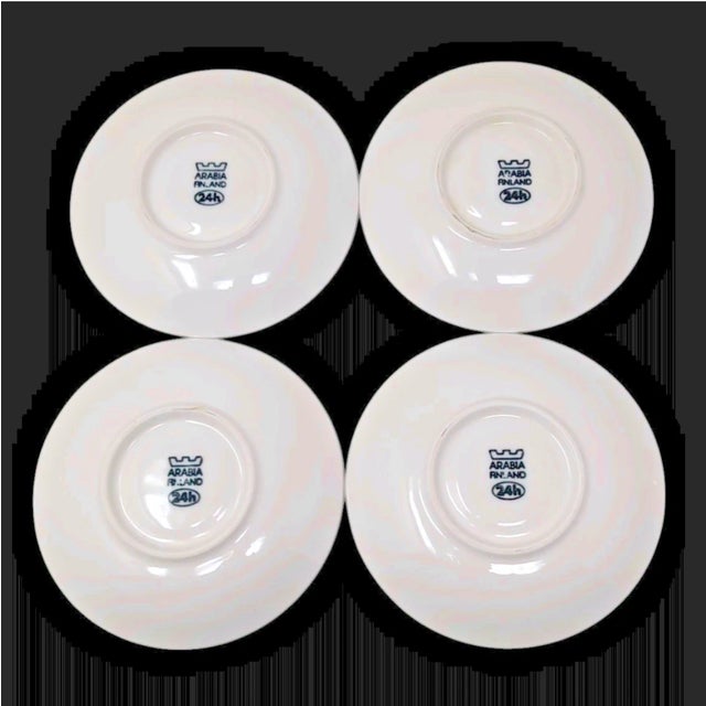 2010s Arabia Finland 24h Cups Saucers Demitasse Espresso Turkish Coffee Scandi Set of 4 - 8 pcs For Sale - Image 5 of 11