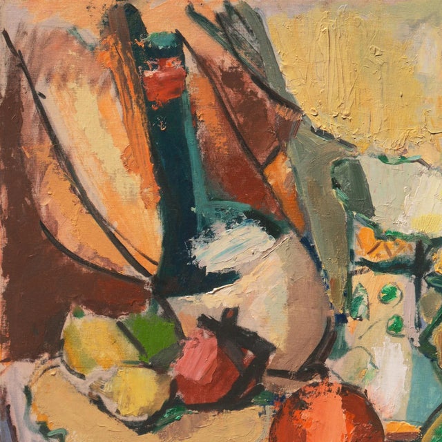 Modern 'Still Life' by Irving Smith, Worth Galleries, Palm Beach, Florida, Modernism For Sale - Image 3 of 7