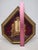 Mid-Century Judaica Ten Commandments Wall Plaque W/ Lions, Crown, Red Velvet For Sale - Image 12 of 13