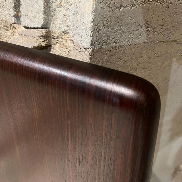 1950s Modern Queen Bed Italian Sapele + Bronze Osvaldo Borsani Italy For Sale - Image 12 of 13