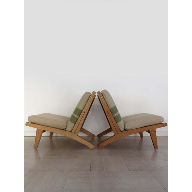 Scandinavian Model GE-370 Armchairs by Hans J. Wegner for Getama, Denmark, 1960s, Set of 2 For Sale - Image 4 of 16