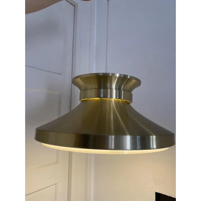 Mid-Century Modern Swedish Pendant Lamp by Carl Thore for Granhaga Metallindustri, 1960s For Sale - Image 9 of 18