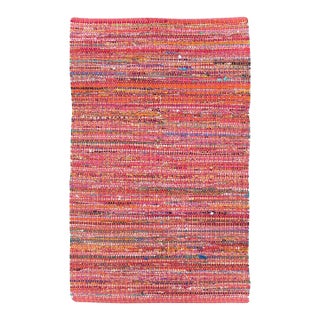 Galerie Shabab Collection Mid-20th Century Handmade American Rag Rug For Sale