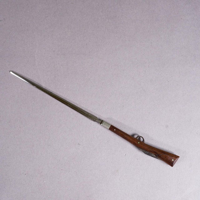 Antique Rifle-Form Letter Opener and Folding Pocket Knife ca. 1900 Item e7760 An unusual antique desk accessory designed...
