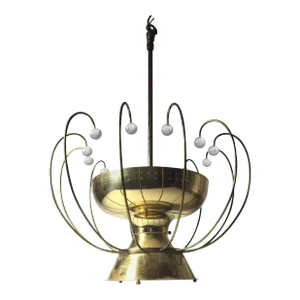 Lightolier Chandelier Ceiling Fixture Lamp