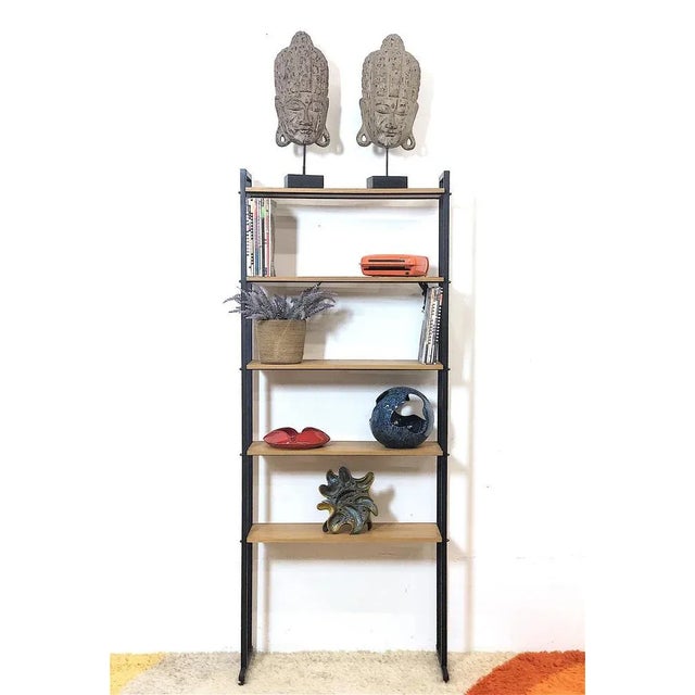 Teak Veneer Shelf, Italy, 1960s For Sale - Image 4 of 11