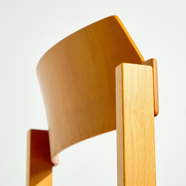 Stackable Oak Chair, 1970s For Sale - Image 13 of 18