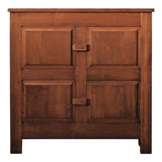 Oak 4-Door Sideboard, France, 1960s For Sale