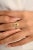 VR Jewels Octagon Cut Yellow Sapphire and Diamond Halo Promise Ring Size 7 For Sale - Image 4 of 12