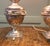 Vintage Gothic Style Silver Plated Table Lamps, 1930, Set of 2 For Sale - Image 4 of 8